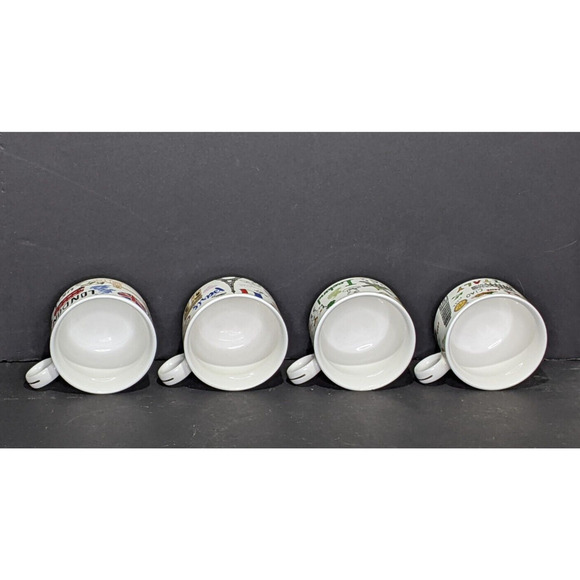 Grace Teaware Stackable Cups Porcelain France Italy Ireland England READ - Picture 6 of 8